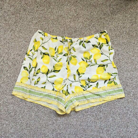 F&F Lemon Print Shorts – UK 18 / EUR 46 - Picture 1 of 6